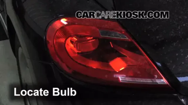 2013 Volkswagen Beetle 2.5L 5 Cyl. Convertible (2 Door) Lights Turn Signal - Rear (replace bulb)